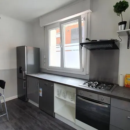 Joli T2- Centre - Parking Gratuit - Wifi Apartament Dunkierka